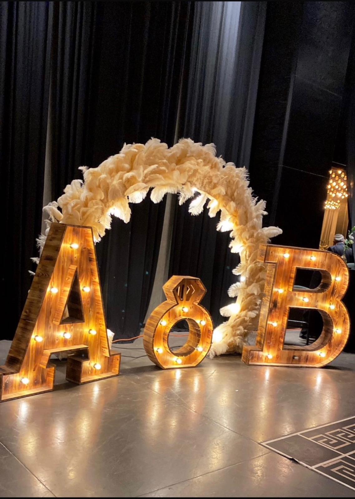 A & B